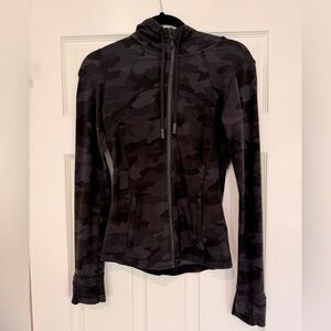 Lululemon Black Camo Zip-Up Jacket